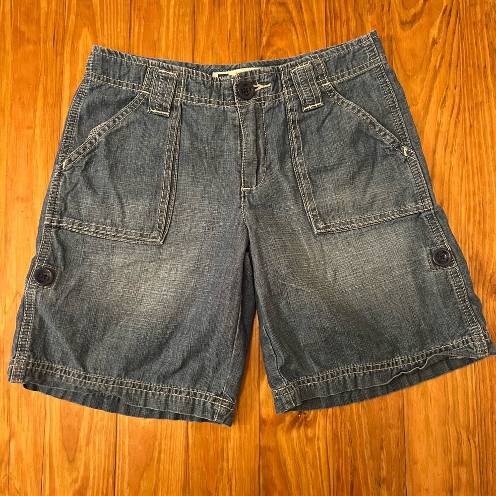 Vintage Gap Jean Look-Alike Shorts Size?  (Girls XL/ Women’s 0) Adjustable Waist
